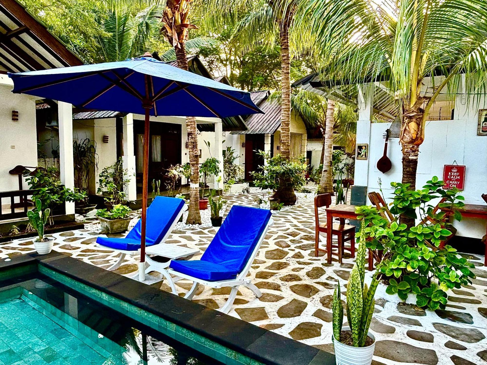 Alibaba Bungalows Gili Air Kültér fotó