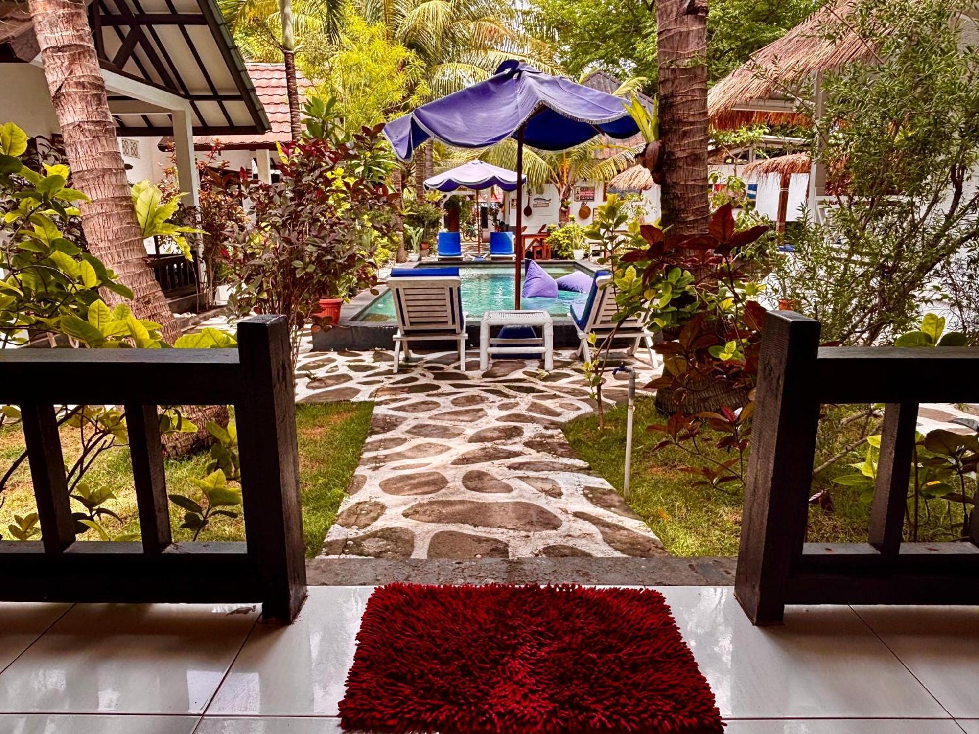 Alibaba Bungalows Gili Air Kültér fotó
